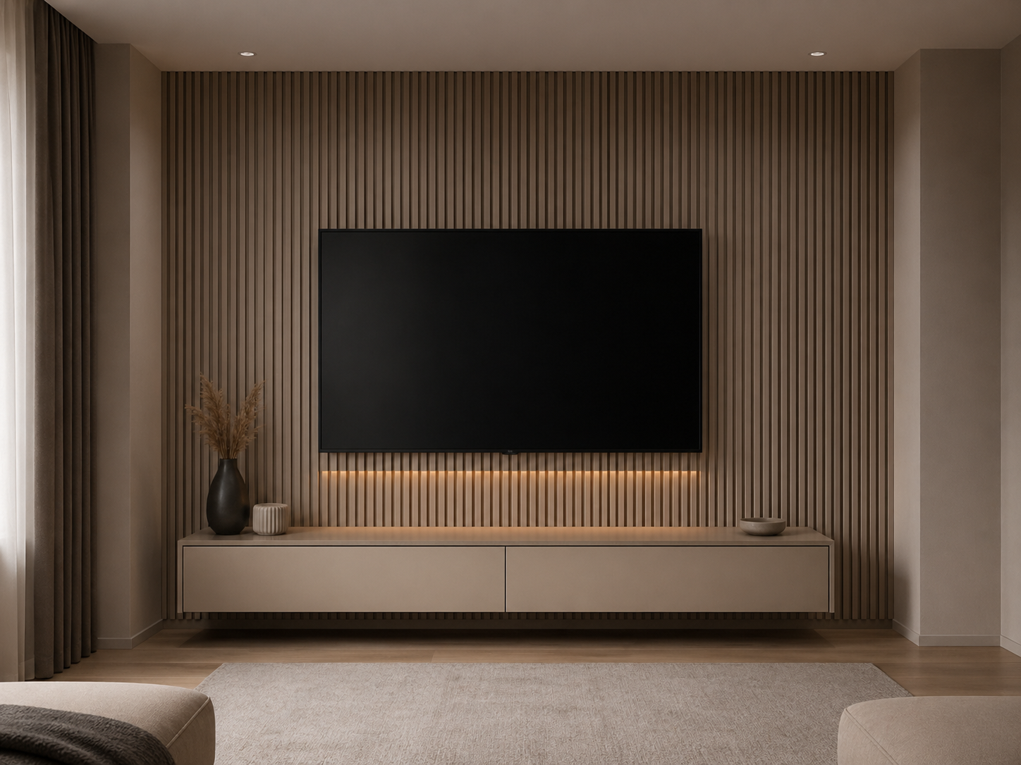Starter TV-Wand mit 3 Schubladen