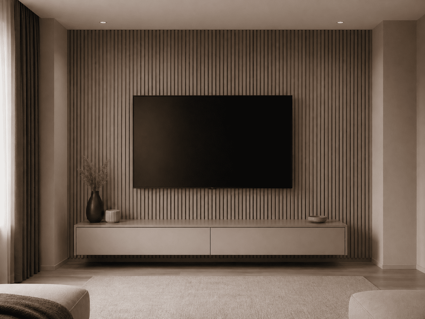 Starter TV-Wand mit Lowboard